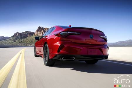 2021 Acura TLX, rear